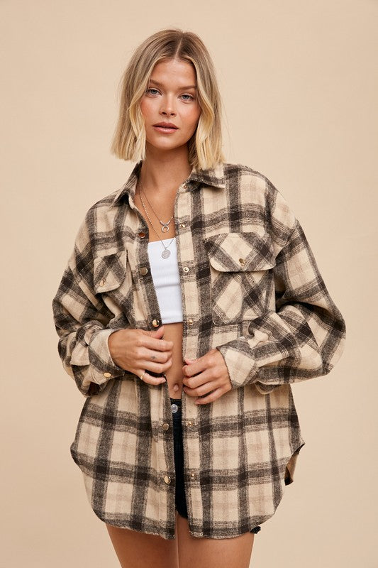 Oversized Plaid Shacket